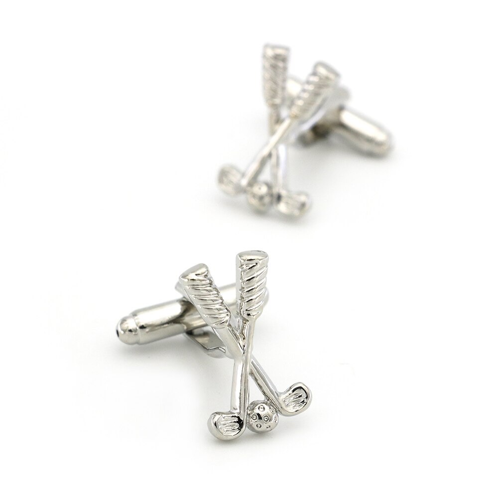 Silver Golf Club Cufflinks - Picture 3 of 15